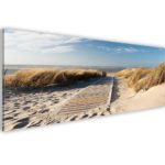 Leinwandbild Kunstdruck Wandbild Strand Landschaft